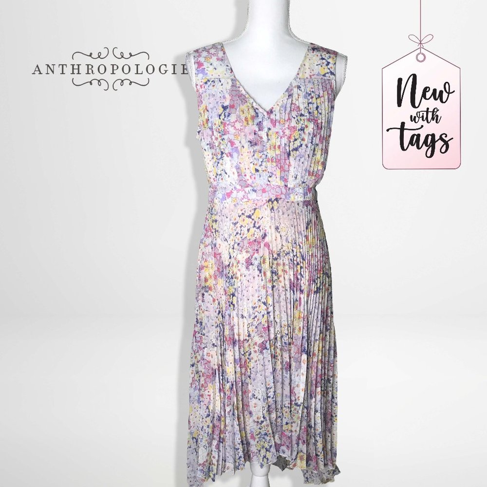 Floral Sleeveless Spring Dress by Tracy Reese x Anthropologie | NWT💕🏷